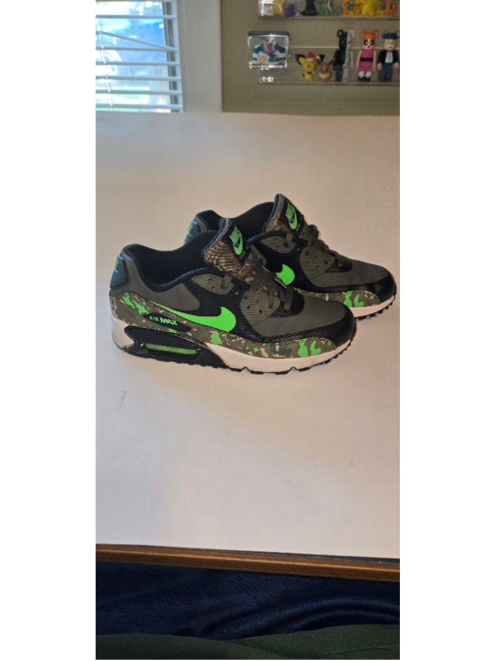 Boys Nike Air Max Sneakers 7y (Big Boy) Green Black Camo